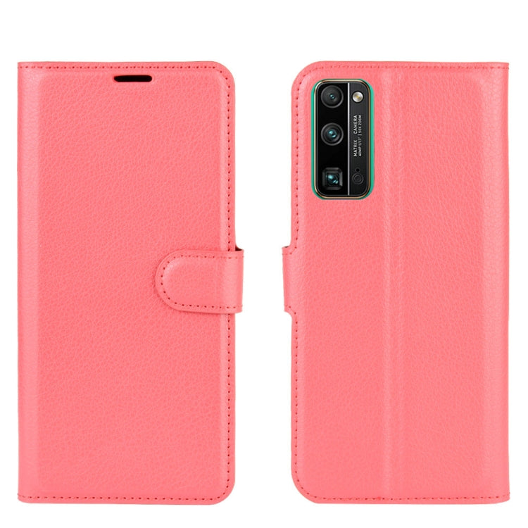 For Huawei Honor 30 Pro Litchi Texture Horizontal Flip Protective Case with Holder & Card Slots & Wallet