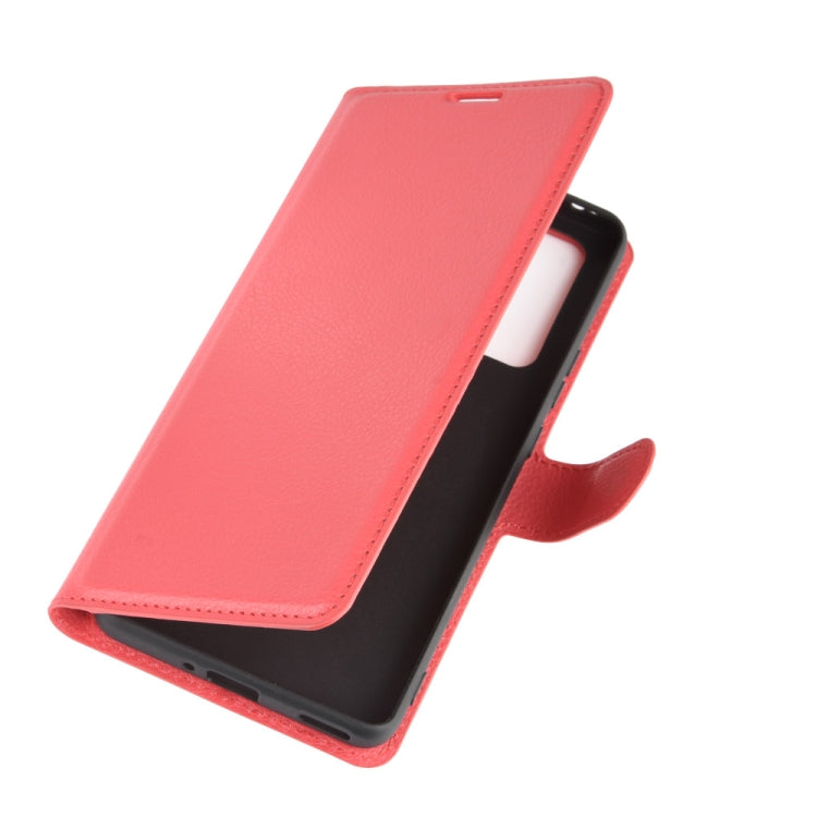 For Huawei Honor 30 Pro Litchi Texture Horizontal Flip Protective Case with Holder & Card Slots & Wallet