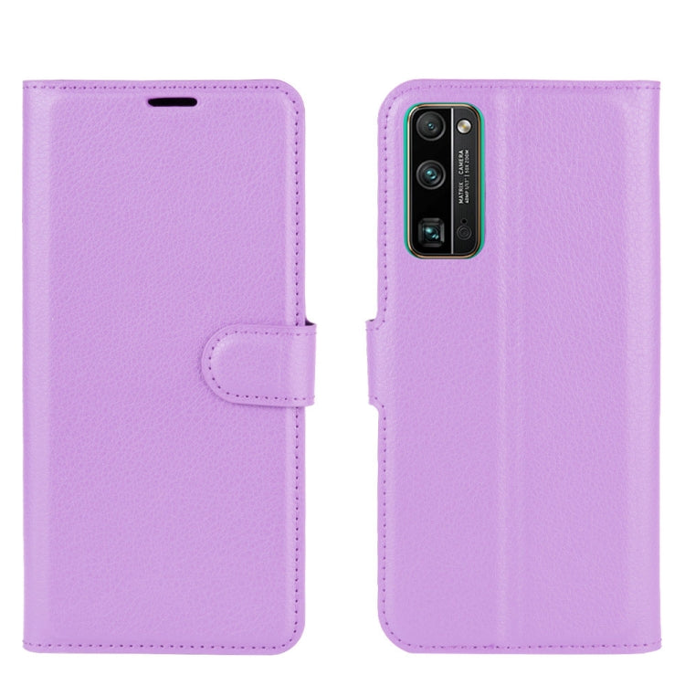 For Huawei Honor 30 Pro Litchi Texture Horizontal Flip Protective Case with Holder & Card Slots & Wallet