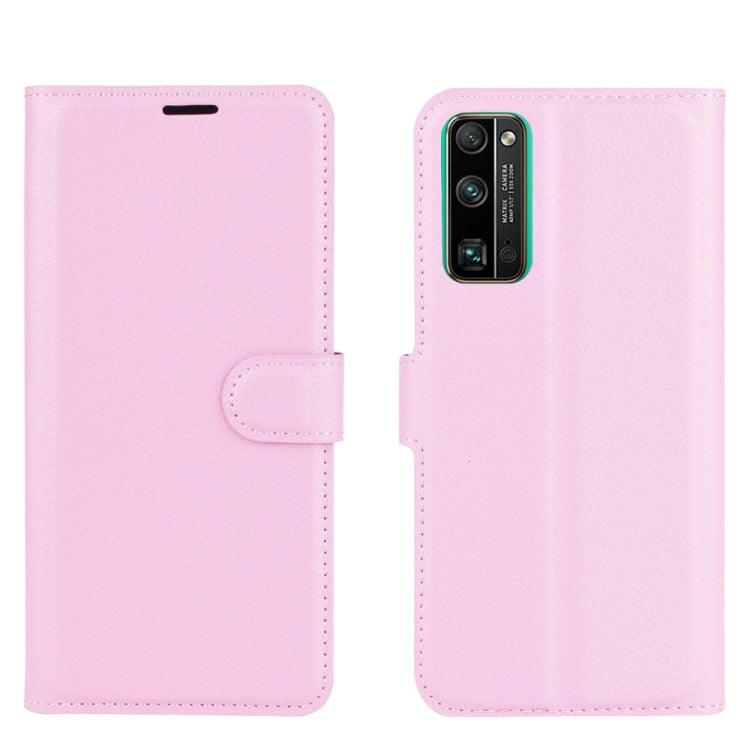 For Huawei Honor 30 Pro Litchi Texture Horizontal Flip Protective Case with Holder & Card Slots & Wallet