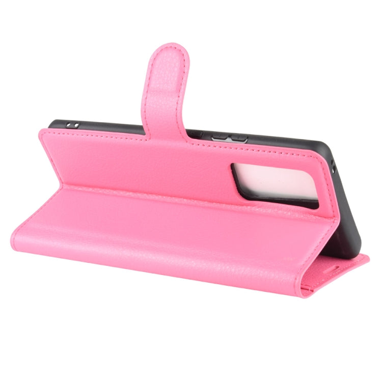 For Huawei Honor 30 Pro Litchi Texture Horizontal Flip Protective Case with Holder & Card Slots & Wallet