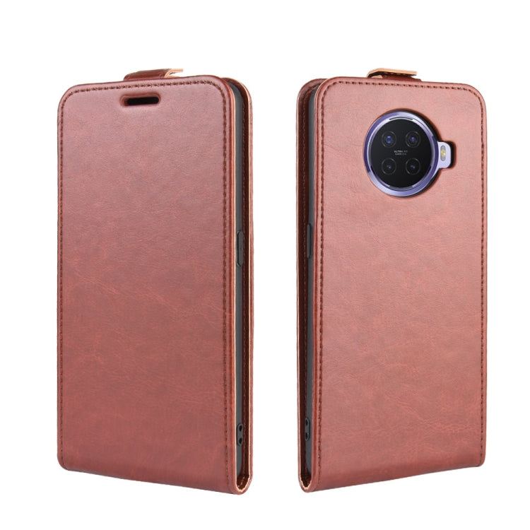 For OPPO ACE 2 R64 Texture Single Vertical Flip Leather Protective Case with Card Slots & Photo Frame