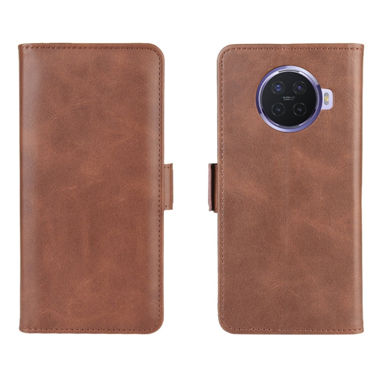 For OPPO ACE 2 Dual-side Magnetic Buckle Horizontal Flip Leather Case with Holder & Card Slots & Wallet