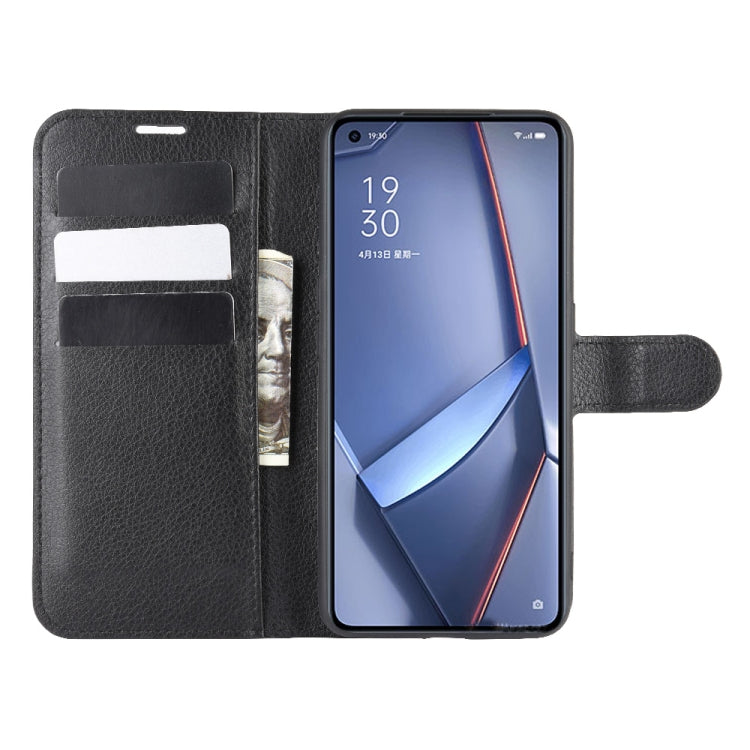 For OPPO ACE 2 Litchi Texture Horizontal Flip Protective Case with Holder & Card Slots & Wallet