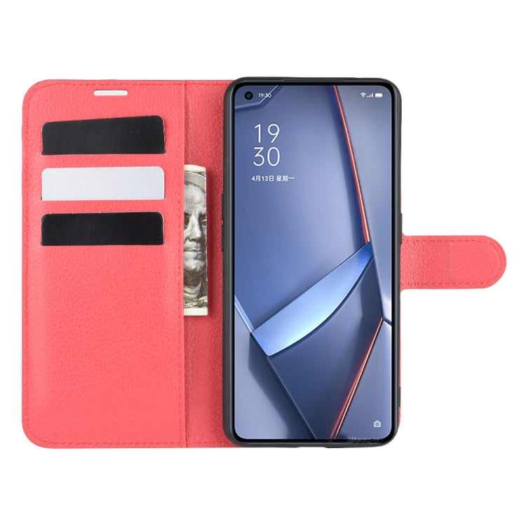 For OPPO ACE 2 Litchi Texture Horizontal Flip Protective Case with Holder & Card Slots & Wallet