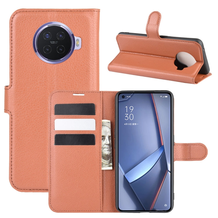 For OPPO ACE 2 Litchi Texture Horizontal Flip Protective Case with Holder & Card Slots & Wallet