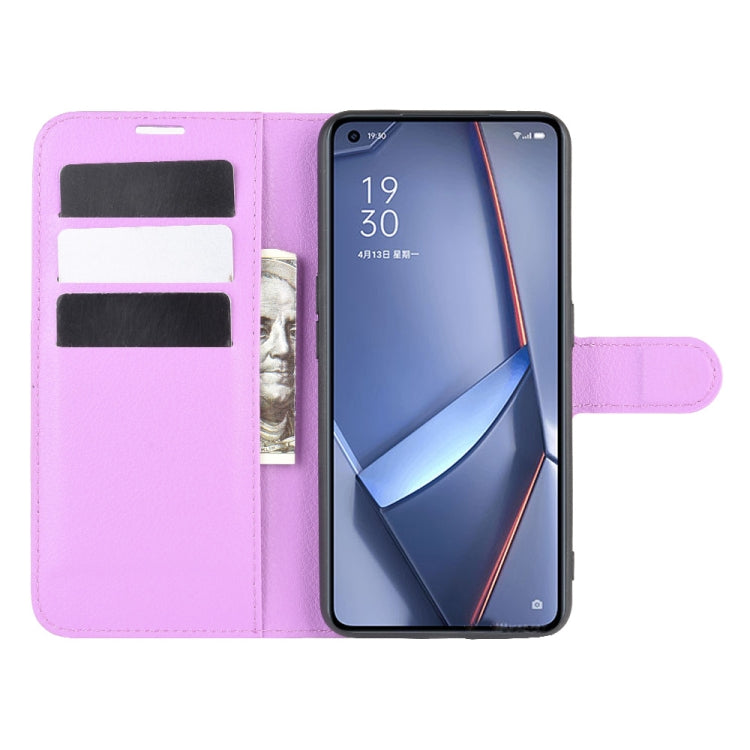 For OPPO ACE 2 Litchi Texture Horizontal Flip Protective Case with Holder & Card Slots & Wallet