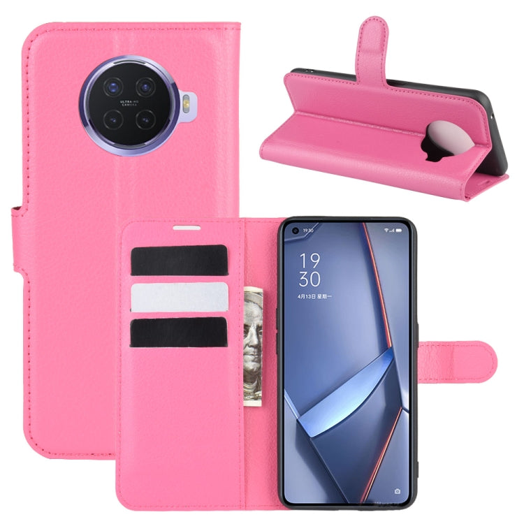 For OPPO ACE 2 Litchi Texture Horizontal Flip Protective Case with Holder & Card Slots & Wallet