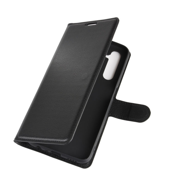 For OPPO Realme 6 Litchi Texture Horizontal Flip Protective Case with Holder & Card Slots & Wallet