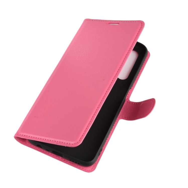 For OPPO Realme 6 Litchi Texture Horizontal Flip Protective Case with Holder & Card Slots & Wallet