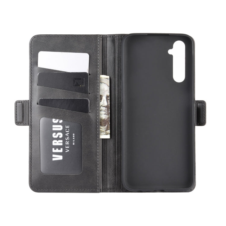 For OPPO Realme 6 Dual-side Magnetic Buckle Horizontal Flip Leather Case with Holder & Card Slots & Wallet