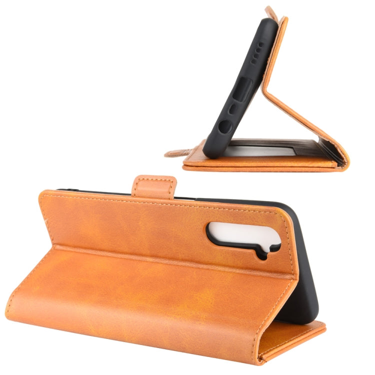 For OPPO Realme 6 Dual-side Magnetic Buckle Horizontal Flip Leather Case with Holder & Card Slots & Wallet