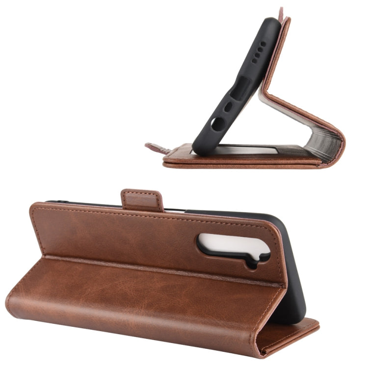 For OPPO Realme 6 Dual-side Magnetic Buckle Horizontal Flip Leather Case with Holder & Card Slots & Wallet