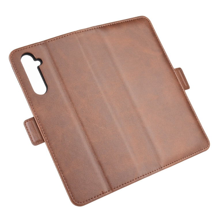 For OPPO Realme 6 Dual-side Magnetic Buckle Horizontal Flip Leather Case with Holder & Card Slots & Wallet