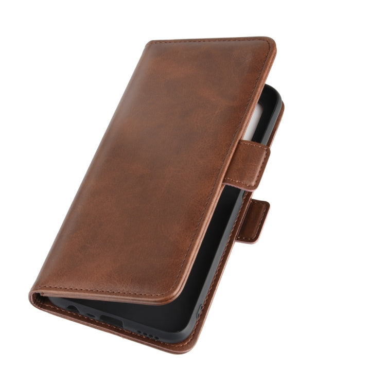 For OPPO Realme 6 Dual-side Magnetic Buckle Horizontal Flip Leather Case with Holder & Card Slots & Wallet
