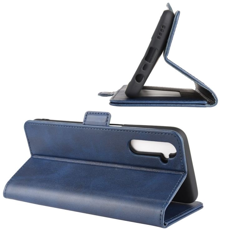 For OPPO Realme 6 Dual-side Magnetic Buckle Horizontal Flip Leather Case with Holder & Card Slots & Wallet