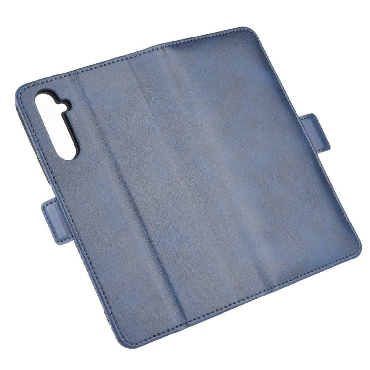 For OPPO Realme 6 Dual-side Magnetic Buckle Horizontal Flip Leather Case with Holder & Card Slots & Wallet