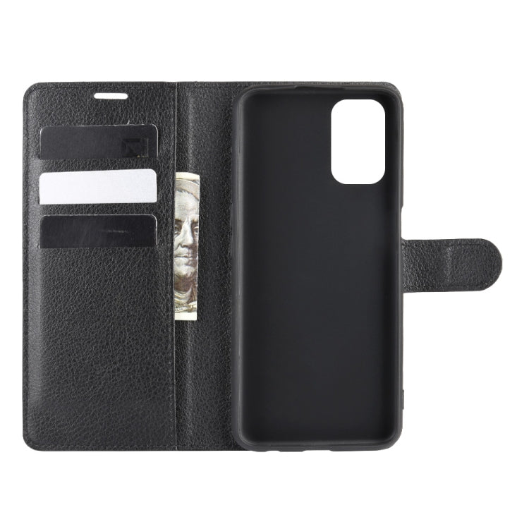 For OPPO A72/A52 Litchi Texture Horizontal Flip Protective Case with Holder & Card Slots & Wallet