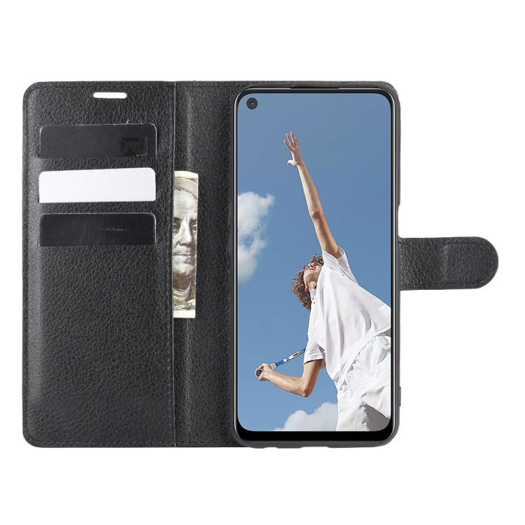 For OPPO A72/A52 Litchi Texture Horizontal Flip Protective Case with Holder & Card Slots & Wallet