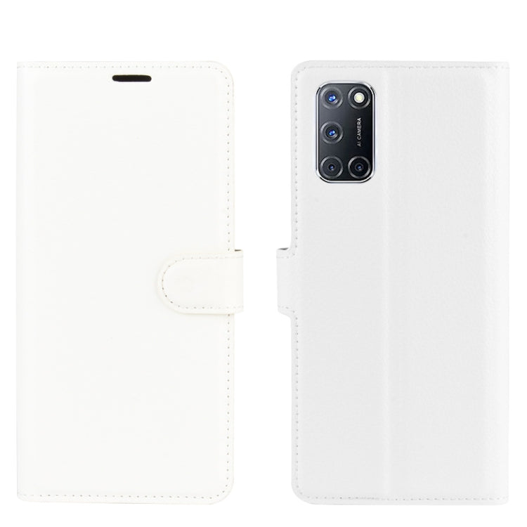 For OPPO A72/A52 Litchi Texture Horizontal Flip Protective Case with Holder & Card Slots & Wallet