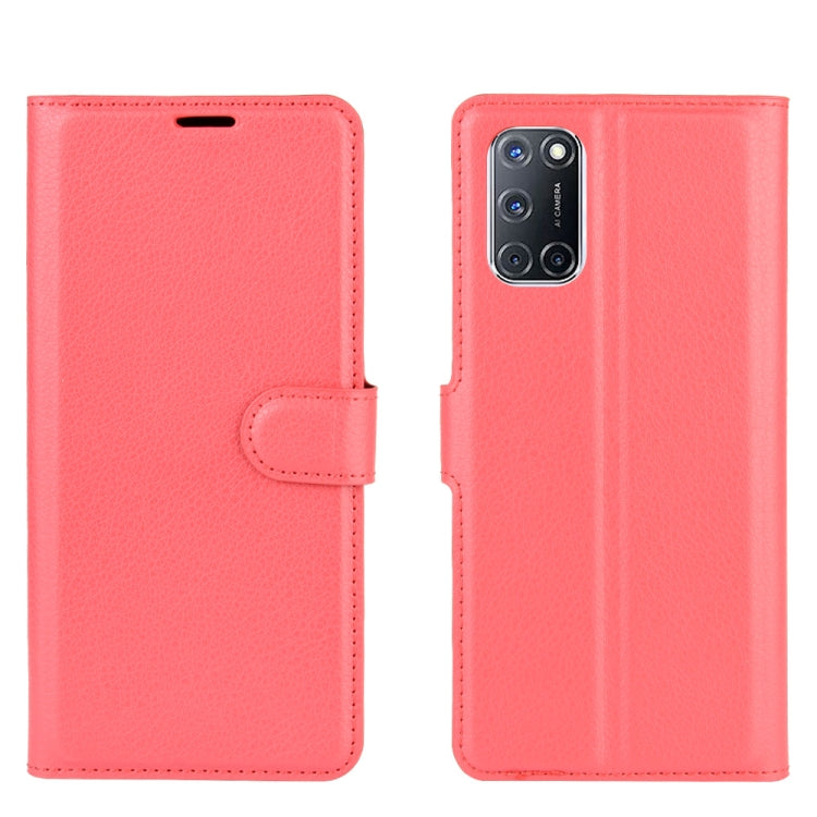 For OPPO A72/A52 Litchi Texture Horizontal Flip Protective Case with Holder & Card Slots & Wallet