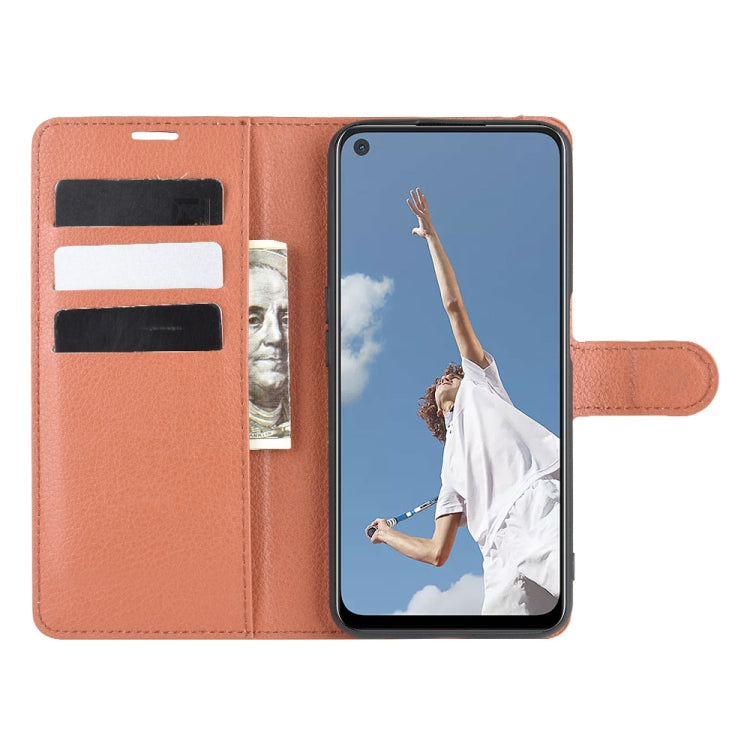 For OPPO A72/A52 Litchi Texture Horizontal Flip Protective Case with Holder & Card Slots & Wallet