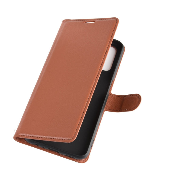 For OPPO A72/A52 Litchi Texture Horizontal Flip Protective Case with Holder & Card Slots & Wallet