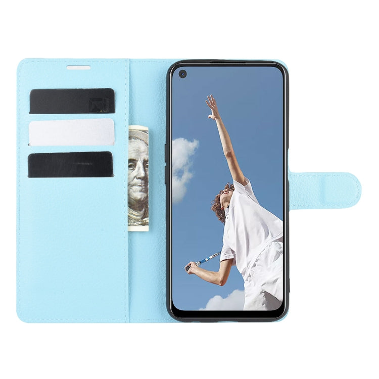 For OPPO A72/A52 Litchi Texture Horizontal Flip Protective Case with Holder & Card Slots & Wallet