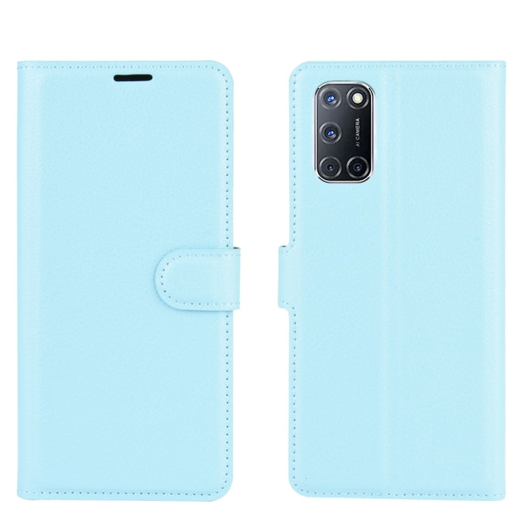 For OPPO A72/A52 Litchi Texture Horizontal Flip Protective Case with Holder & Card Slots & Wallet