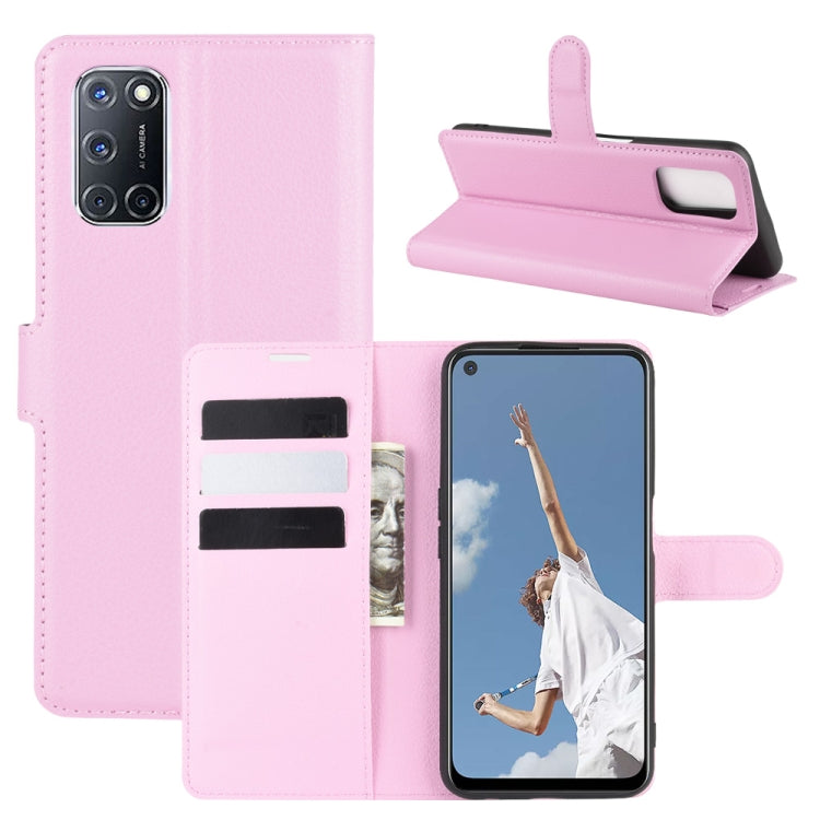 For OPPO A72/A52 Litchi Texture Horizontal Flip Protective Case with Holder & Card Slots & Wallet