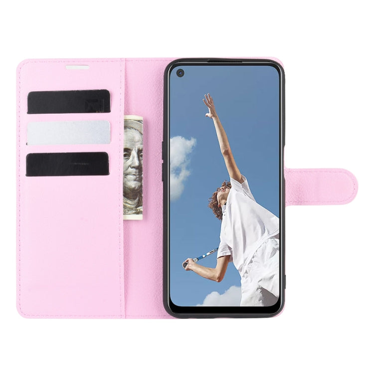 For OPPO A72/A52 Litchi Texture Horizontal Flip Protective Case with Holder & Card Slots & Wallet