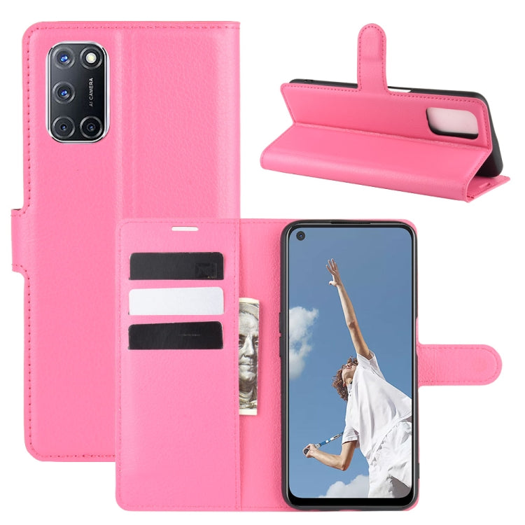 For OPPO A72/A52 Litchi Texture Horizontal Flip Protective Case with Holder & Card Slots & Wallet