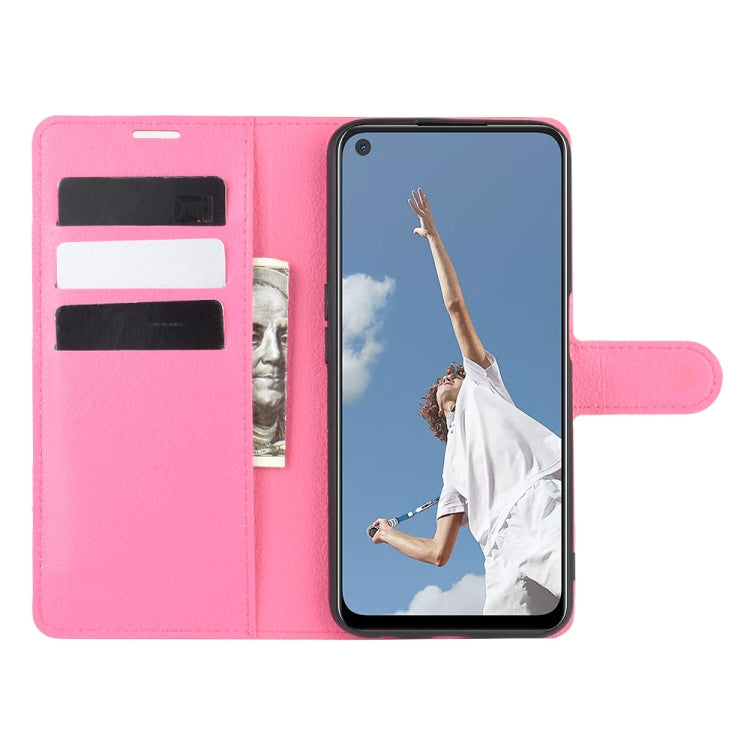 For OPPO A72/A52 Litchi Texture Horizontal Flip Protective Case with Holder & Card Slots & Wallet