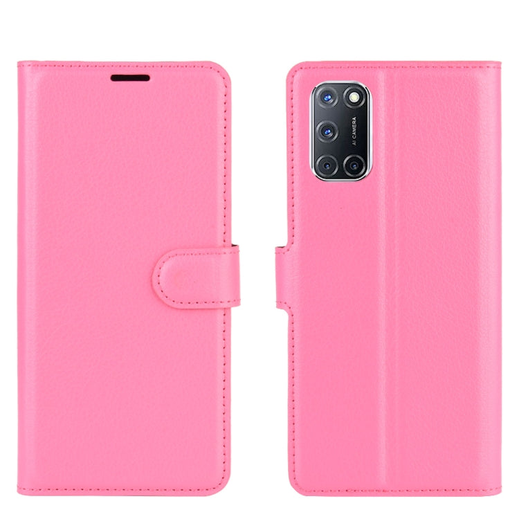 For OPPO A72/A52 Litchi Texture Horizontal Flip Protective Case with Holder & Card Slots & Wallet