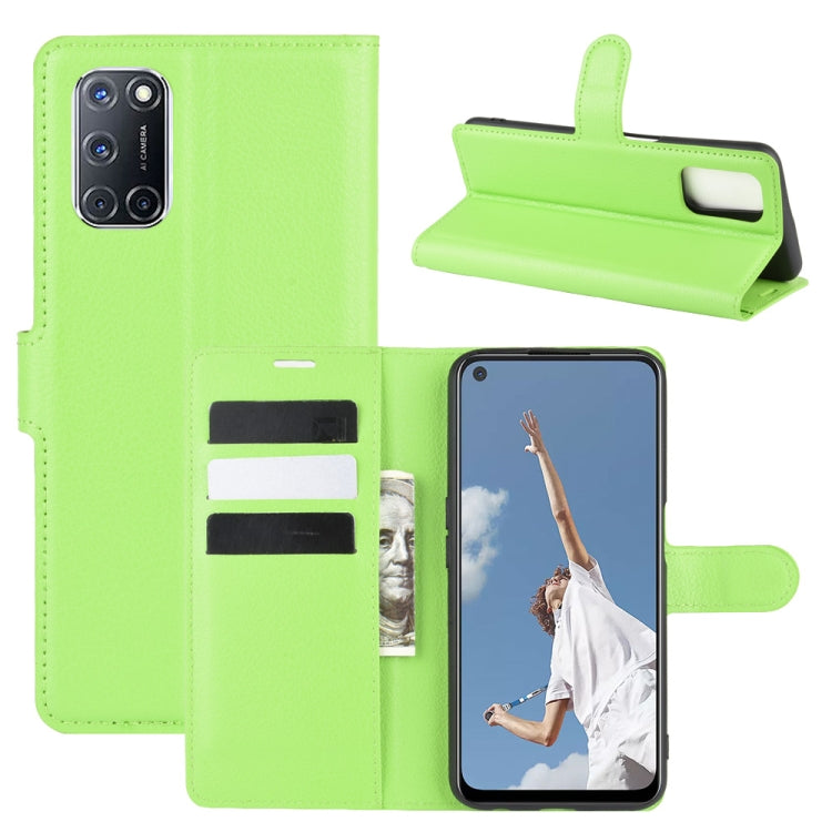 For OPPO A72/A52 Litchi Texture Horizontal Flip Protective Case with Holder & Card Slots & Wallet