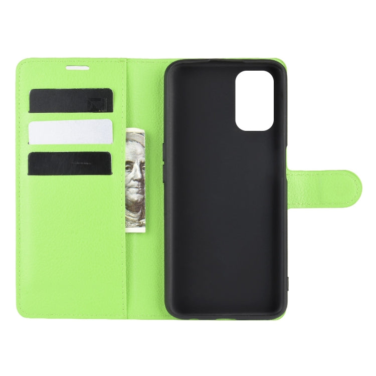 For OPPO A72/A52 Litchi Texture Horizontal Flip Protective Case with Holder & Card Slots & Wallet