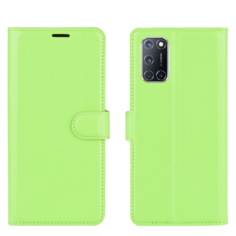 For OPPO A72/A52 Litchi Texture Horizontal Flip Protective Case with Holder & Card Slots & Wallet