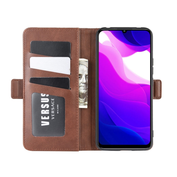 For XiaoMi Mi 10 Lite 5G Dual-side Magnetic Buckle Horizontal Flip Leather Case with Holder & Card Slots & Wallet
