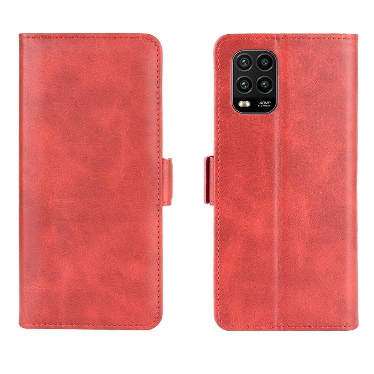 For XiaoMi Mi 10 Lite 5G Dual-side Magnetic Buckle Horizontal Flip Leather Case with Holder & Card Slots & Wallet