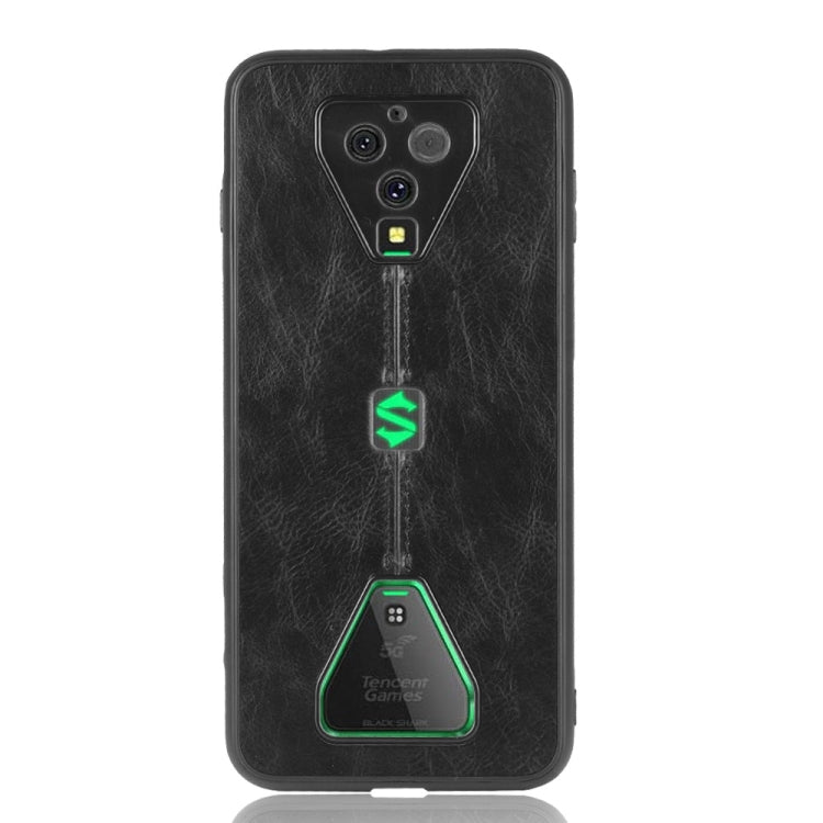 For Xiaomi Black Shark 3 Pro Shockproof Sewing Cow Pattern Skin PC + PU + TPU Case
