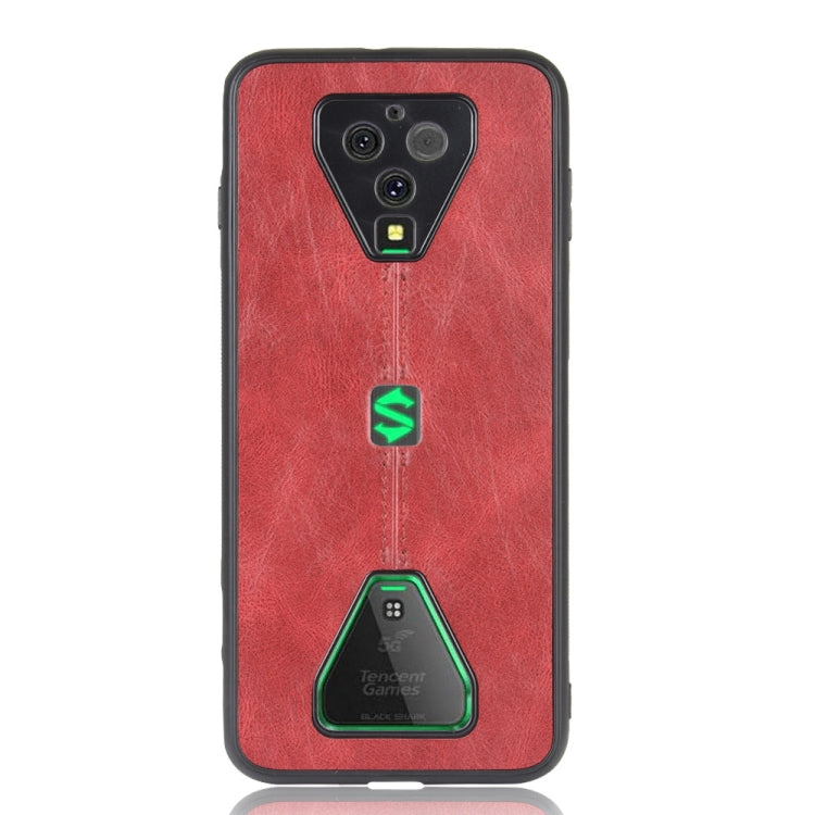 For Xiaomi Black Shark 3 Pro Shockproof Sewing Cow Pattern Skin PC + PU + TPU Case