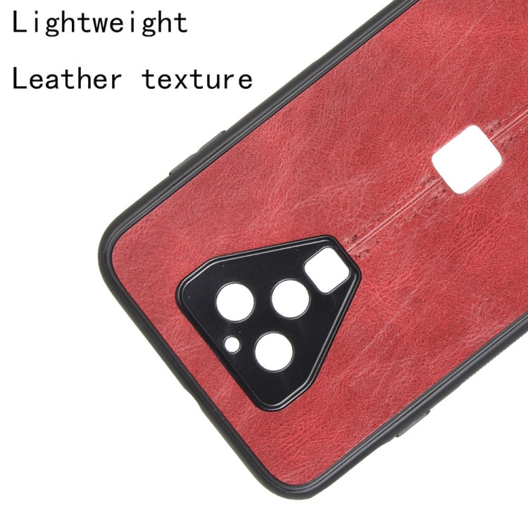 For Xiaomi Black Shark 3 Pro Shockproof Sewing Cow Pattern Skin PC + PU + TPU Case