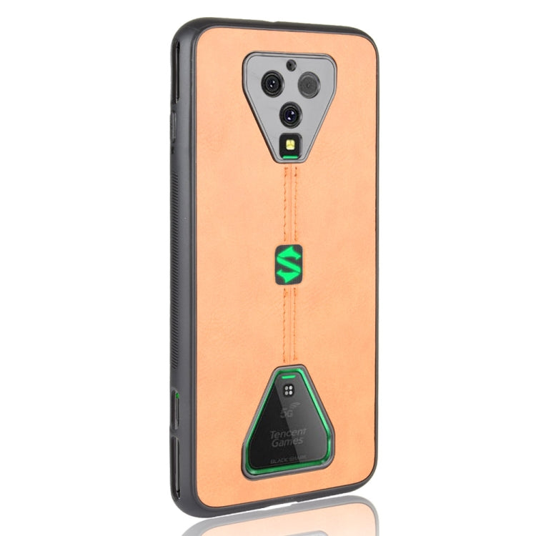 For Xiaomi Black Shark 3 Pro Shockproof Sewing Cow Pattern Skin PC + PU + TPU Case