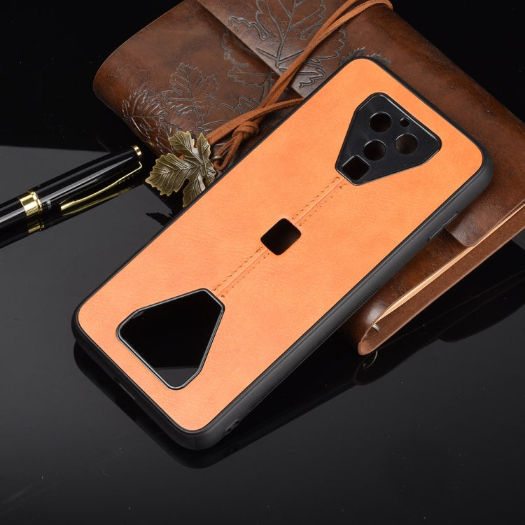 For Xiaomi Black Shark 3 Pro Shockproof Sewing Cow Pattern Skin PC + PU + TPU Case