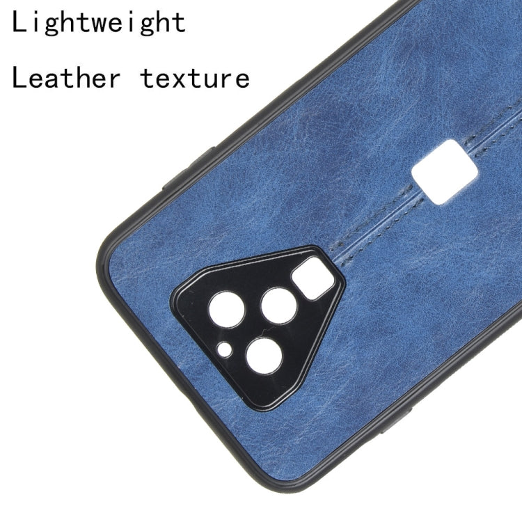 For Xiaomi Black Shark 3 Pro Shockproof Sewing Cow Pattern Skin PC + PU + TPU Case