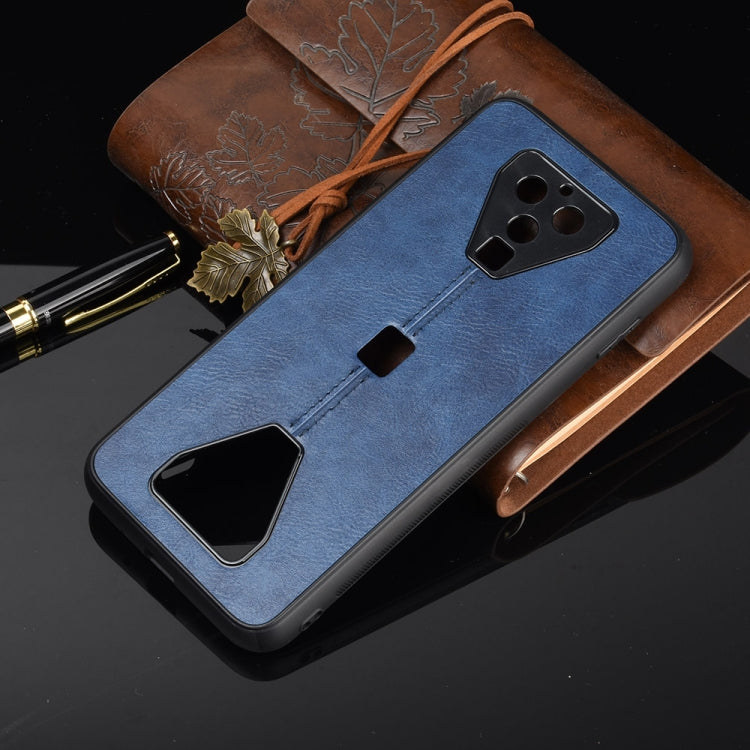 For Xiaomi Black Shark 3 Pro Shockproof Sewing Cow Pattern Skin PC + PU + TPU Case