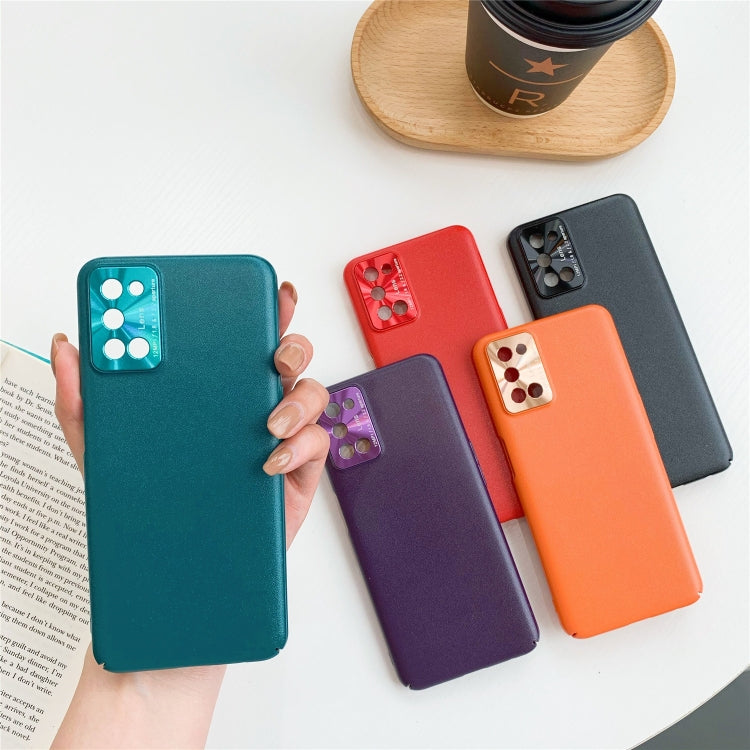 For OPPO A52 / A72 / A92 All-Inclusive Pure Prime Skin Plastic Case with Lens Ring Protection Cover