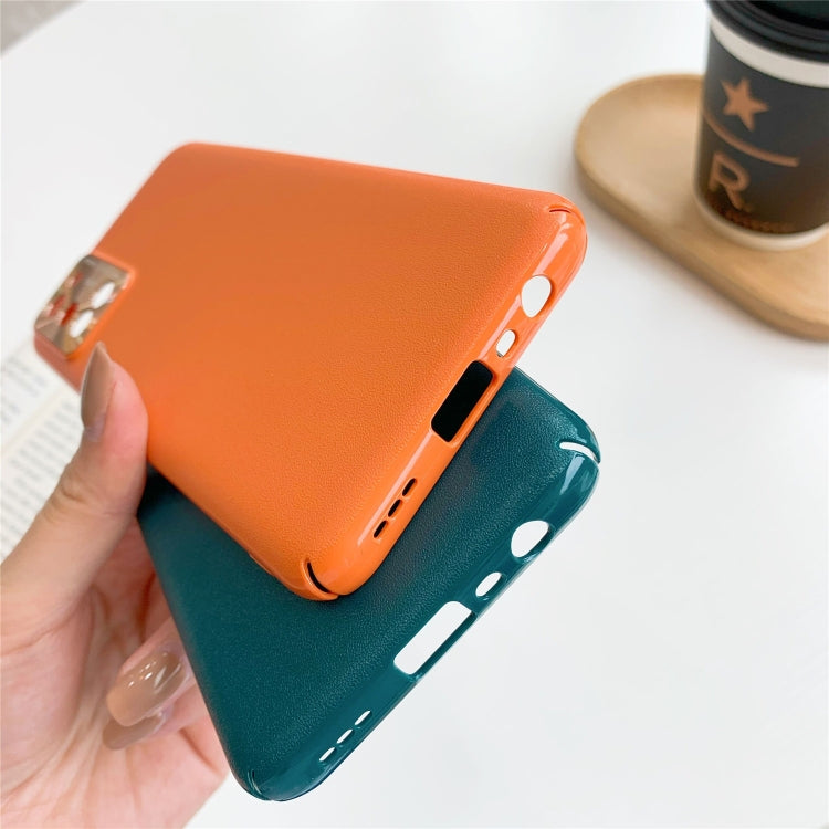 For OPPO A52 / A72 / A92 All-Inclusive Pure Prime Skin Plastic Case with Lens Ring Protection Cover