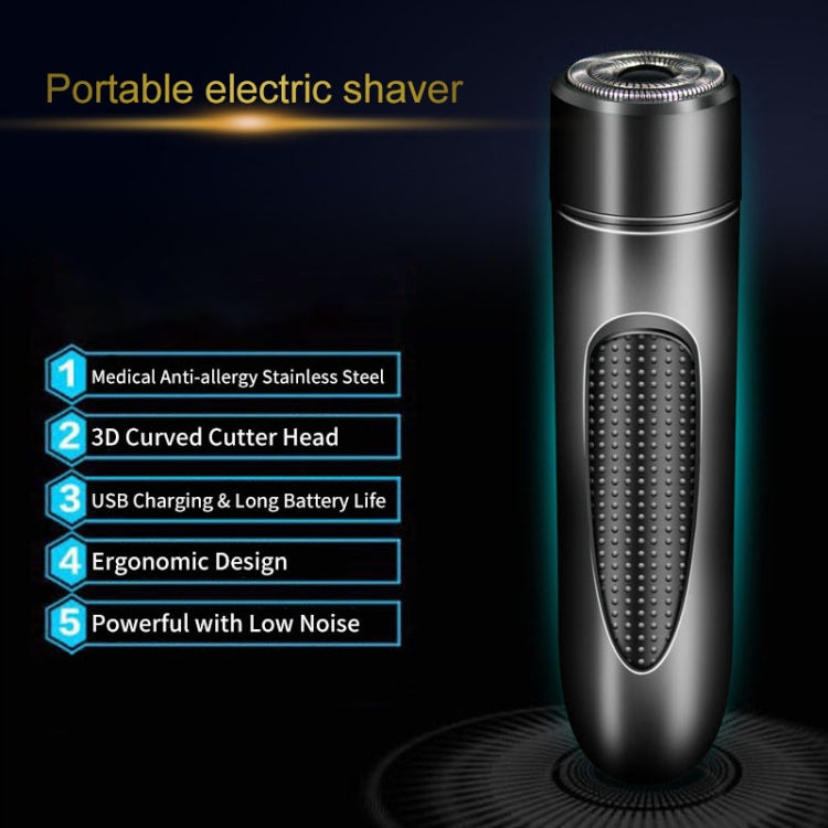 Mini USB Rechargeable Electric Razor Self-service Hair Clipper Shaver