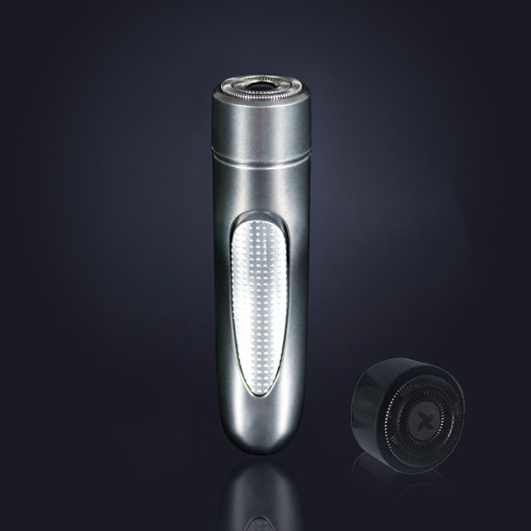 Mini USB Rechargeable Electric Razor Self-service Hair Clipper Shaver with Spare Cutter Head